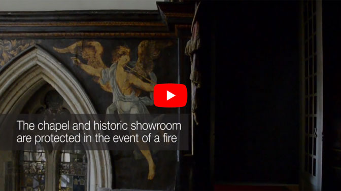 FireMaster® fire curtain installed at Petworth House, Petworth, UK